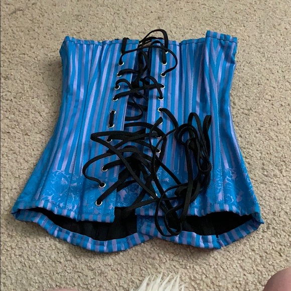 Blue/purple corset - Picture 2 of 2